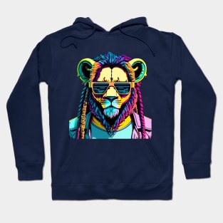 Lion's Tale: Selfie in the Heart of the Urban Jungle Hoodie